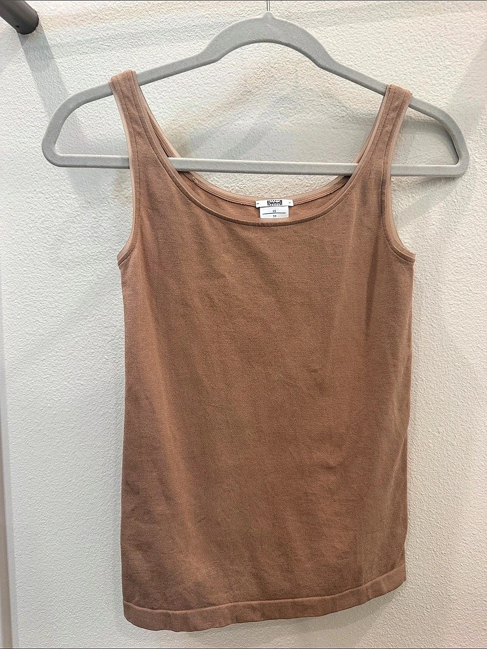 Wolford Jamaika Sleeveless Top Tank Brown XS